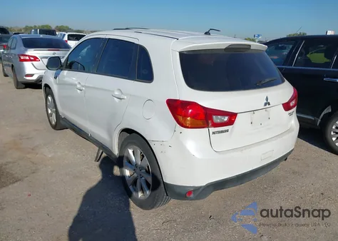 2014 Mitsubishi Outlander Sport Es z USA, uszkodzony, nr VIN 4A4AP3AU1EE031490